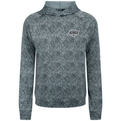 NHL Los Angeles Kings Levelwear Albatross Raglan Pullover Hoodie - Gray