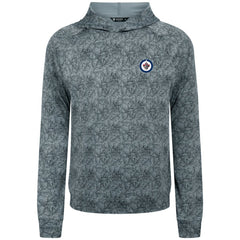NHL Winnipeg Jets Levelwear Albatross Raglan Pullover Hoodie - Gray