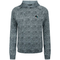 NHL San Jose Sharks Levelwear Albatross Raglan Pullover Hoodie - Gray
