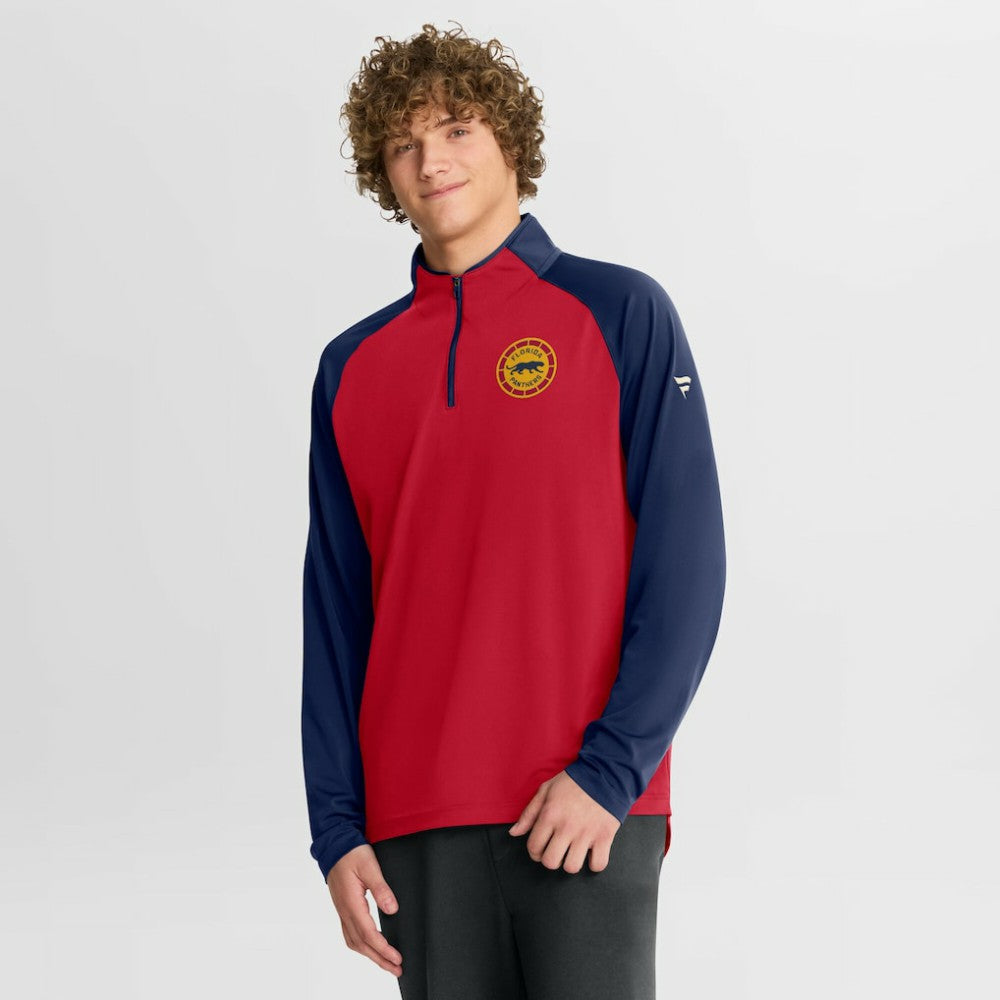 NHL Florida Panthers Fanatics 2026 NHL Winter Classic Authentic Pro Quarter-Zip - Bright Cardinal