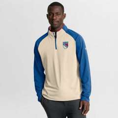 NHL New York Rangers Fanatics 2026 NHL Winter Classic Authentic Pro Quarter-Zip - Natural