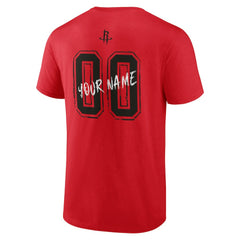 Houston Rockets Hustle Custom T-Shirt Red