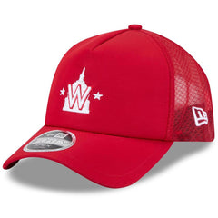 Washington Nationals New Era 2026 Batting Practice Alternate Apex 9FORTY Adjustable Hat - Red Hats