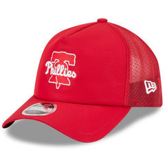 Philadelphia Phillies New Era 2026 Batting Practice Alternate Apex 9FORTY Adjustable Hat - Red Hats