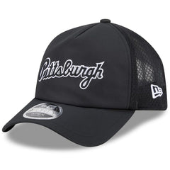Pittsburgh Pirates New Era 2026 Batting Practice Alternate Apex 9FORTY Adjustable Hat - Black Hats