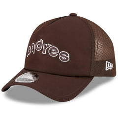 San Diego Padres New Era 2026 Batting Practice Alternate Apex 9FORTY Adjustable Hat - Brown Hats
