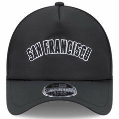 San Francisco Giants New Era 2026 Batting Practice Alternate Apex 9FORTY Adjustable Hat - Black Hats