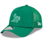 Athletics New Era 2026 Batting Practice Alternate Apex 9FORTY Adjustable Hat - Kelly Green Hats