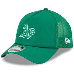 Athletics New Era 2026 Batting Practice Alternate Apex 9FORTY Adjustable Hat - Kelly Green Hats