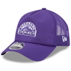 Colorado Rockies New Era 2026 Batting Practice Alternate Apex 9FORTY Adjustable Hat - Purple Hats