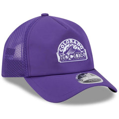 Colorado Rockies New Era 2026 Batting Practice Alternate Apex 9FORTY Adjustable Hat - Purple Hats