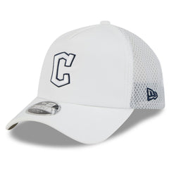 Cleveland Guardians New Era 2026 Batting Practice Apex 9FORTY Adjustable Trucker Hat - White Hats