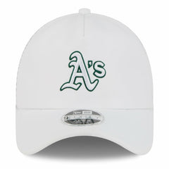 Athletics New Era 2026 Batting Practice Apex 9FORTY Adjustable Trucker Hat - White Hats