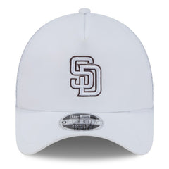 San Diego Padres New Era 2026 Batting Practice Apex 9FORTY Adjustable Trucker Hat - White Hats