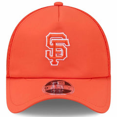 San Francisco Giants New Era 2026 Batting Practice Apex 9FORTY Adjustable Trucker Hat - Orange Hats