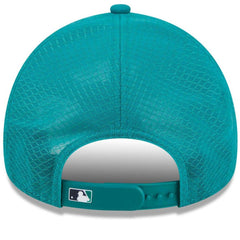 Seattle Mariners New Era 2026 Batting Practice Apex 9FORTY Adjustable Trucker Hat - Teal Hats