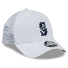Seattle Mariners New Era 2026 Batting Practice Apex 9FORTY Adjustable Trucker Hat - White Hats
