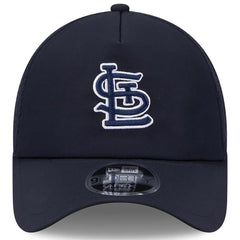 St. Louis Cardinals New Era 2026 Batting Practice Apex 9FORTY Adjustable Trucker Hat - Navy Hats