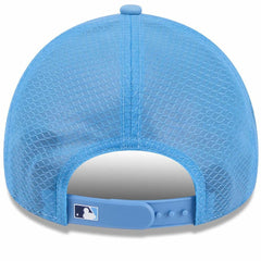 Tampa Bay Rays New Era 2026 Batting Practice Apex 9FORTY Adjustable Trucker Hat - Light Blue Hats