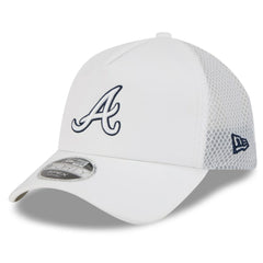 Atlanta Braves New Era 2026 Batting Practice Apex 9FORTY Adjustable Trucker Hat - White Hats
