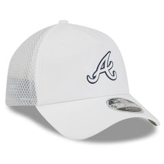 Atlanta Braves New Era 2026 Batting Practice Apex 9FORTY Adjustable Trucker Hat - White Hats