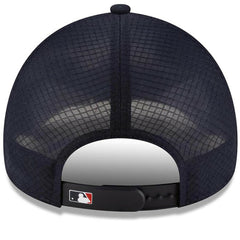 Boston Red Sox New Era 2026 Batting Practice Apex 9FORTY Adjustable Trucker Hat - Navy Hats