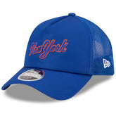 New York Mets New Era 2026 Batting Practice Apex 9FORTY Adjustable Trucker Hat - Royal Hats