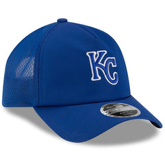Kansas City Royals New Era 2026 Batting Practice Apex 9FORTY Adjustable Trucker Hat - Royal Hats