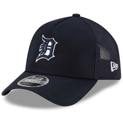 Detroit Tigers New Era 2026 Batting Practice Apex 9FORTY Adjustable Trucker Hat - Navy Hats