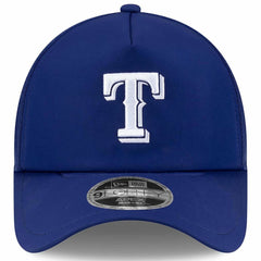 Texas Rangers New Era 2026 Batting Practice Apex 9FORTY Adjustable Trucker Hat - Royal Hats