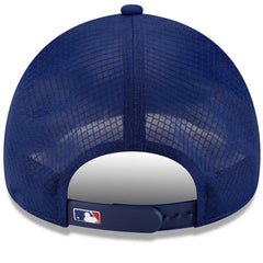 Texas Rangers New Era 2026 Batting Practice Apex 9FORTY Adjustable Trucker Hat - Royal Hats