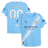 Manchester City 2025/26 Home Custom Jersey Sky Blue shop