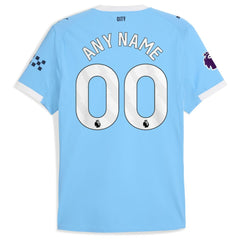 Manchester City 2025/26 Home Custom Jersey Sky Blue shop