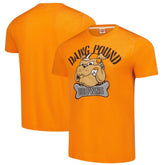 Cleveland Browns Homage Unisex Tri-Blend Dawg Pound XL Bone Collar T-Shirt Orange