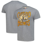 Cleveland Browns Homage Unisex Tri-Blend Dawg Pound XL Bone Collar T-Shirt Gray