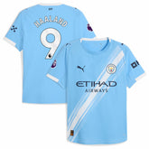 Erling Haaland Manchester City 2025/26 Home Player Jersey Sky Blue