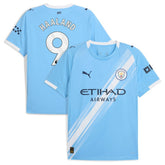Erling Haaland Manchester City 2025/26 Home Replica Player Jersey Sky Blue