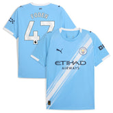 Phil Foden Manchester City 2025/26 Home Replica Player Jersey Sky Blue