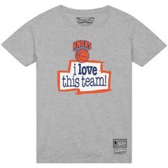 New York Knicks I Love This Team T-Shirt Heather Gray