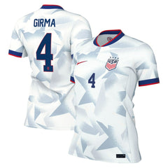 Naomi Girma USWNT Women's 2025 Home Replica Player Jersey White