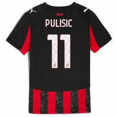 Christian Pulisic AC Milan Youth 2025/26 Home Replica Player Jersey Red