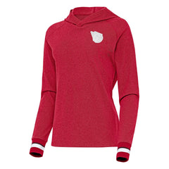 Cleveland Guardians Antigua Women's Trek Pullover Hoodie - Red Hoodies