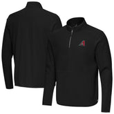Arizona Diamondbacks Antigua Step Up Quarter-Zip Pullover - Black Pullover