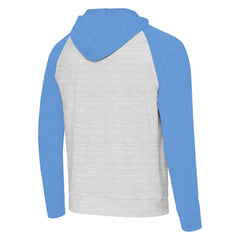 Tampa Bay Rays Antigua Urgent Pullover Hoodie - Powder Blue/Gray Hoodies