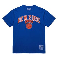New York Knicks Hardwood Classics Vintage Logo T-Shirt Blue