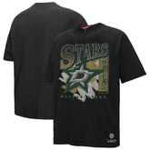 NHL Dallas Stars Mitchell & Ness Women's Choppy Ice Boyfriend T-Shirt - Black