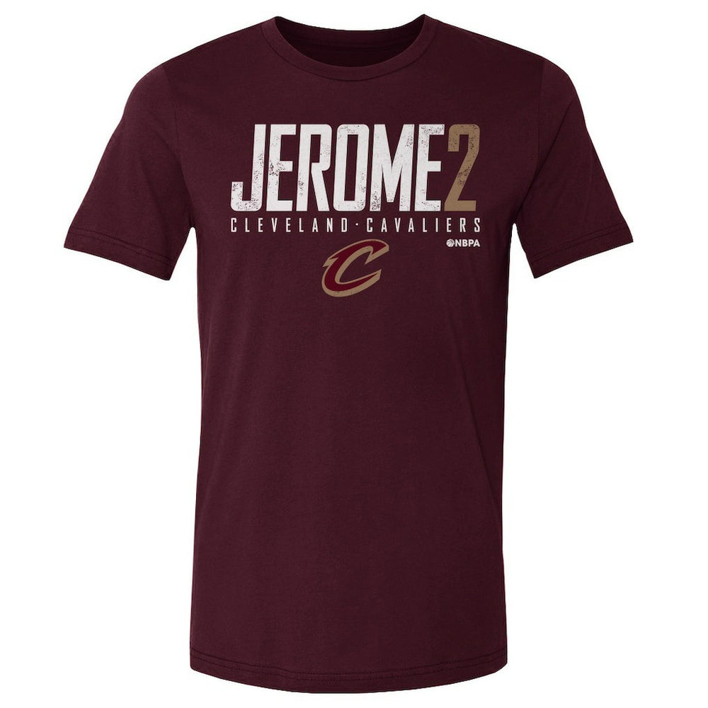 Ty Jerome Cleveland Cavaliers 500 Level Elite Player T-Shirt Wine