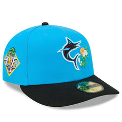 Miami Marlins New Era 2026 Spring Training 59FIFTY Fitted Hat - Blue/Black Hats