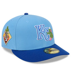 Kansas City Royals New Era 2026 Spring Training 59FIFTY Fitted Hat - Light Blue/Royal Hats