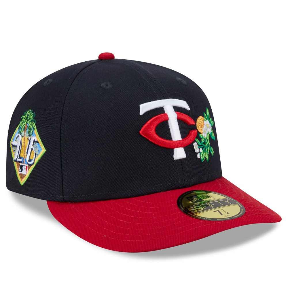 Minnesota Twins New Era 2026 Spring Training 59FIFTY Fitted Hat - Navy/Red Hats